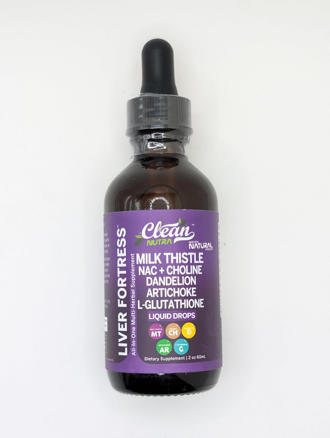 Milk Thistle NAC Liver Cleanse Detox & Repair Supplement Liver Support Liquid Drops with Dandelion Extract, Artichoke, Chanca Piedra, Choline, L-Glutathione, Burdock, Schisandra