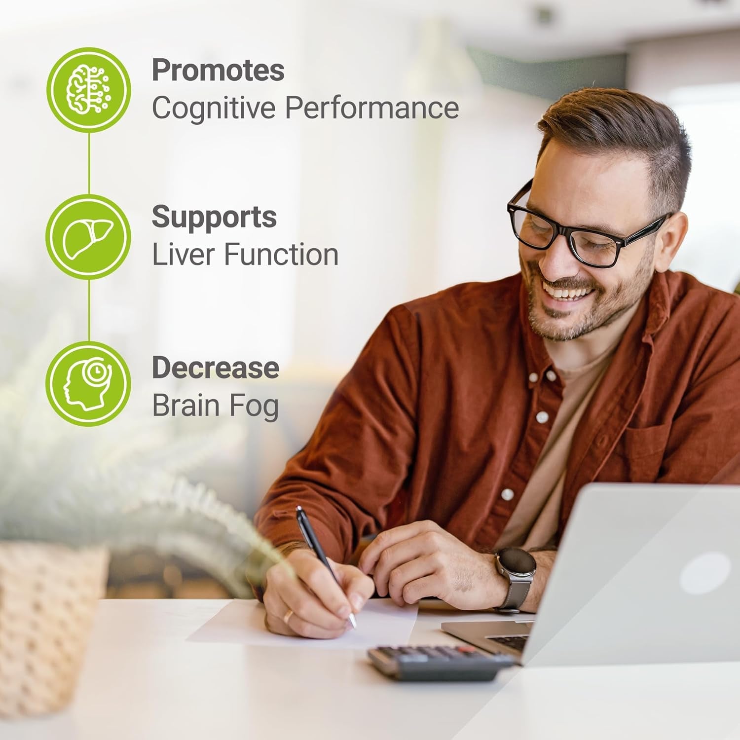 Choline Bitartrate 500Mg - High Potency Choline Supplements - Supports Cognitive Performance & Liver Function - 100% Vegan & Non-Gmo Choline - 90 Vegan Capsules