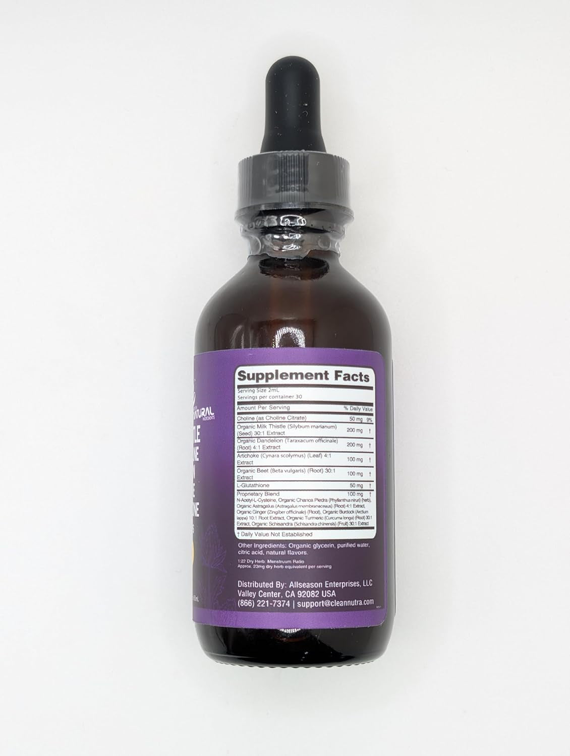 Milk Thistle NAC Liver Cleanse Detox & Repair Supplement Liver Support Liquid Drops with Dandelion Extract, Artichoke, Chanca Piedra, Choline, L-Glutathione, Burdock, Schisandra